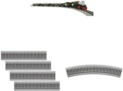 Miniatura 12 de Juego de tren Lionel Christmas Express LionChief Bluetooth eléctrico de calibre HO con control remoto, multicolor