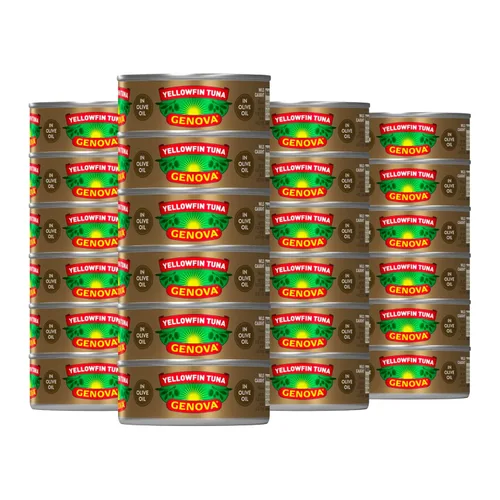 Miniatura 15 de Genova Atún de aleta amarilla premium en aceite de oliva, latas de 5 onzas, paquete de 8 – Atún enlatado rico en nutrientes y alto contenido