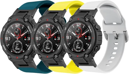 Miniatura 8 de Correas de repuesto para Amazfit T-Rex para mujeres y hombres, elegantes correas de repuesto de silicona deportiva, para Amazfit T-Rex A1918