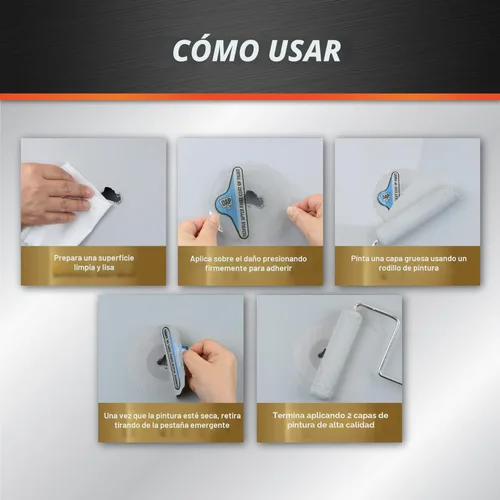 Miniatura 4 de DAP Eclipse Parche de reparación rápida de pared, 4 pulgadas (7079809163)