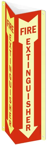 Miniatura 11 de SmartSign Letrero de proyección en forma de V de dos caras con flecha hacia abajo, 18 x 4 pulgadas, 120 mil de grosor acrílico pulido que brilla