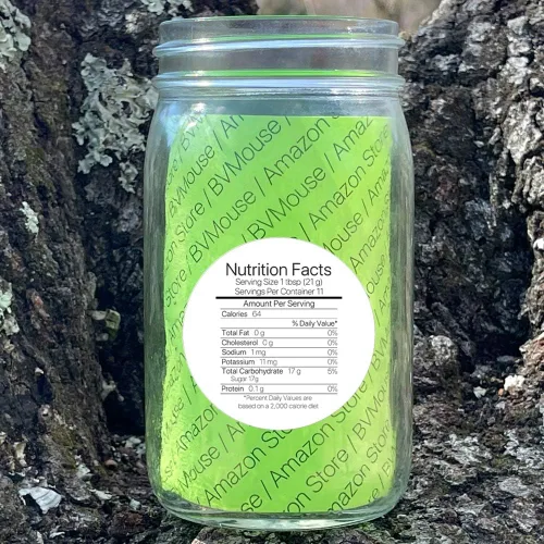 Miniatura 5 de Raw Honey - Etiquetas redondas autoadhesivas personalizadas (etiqueta-01, 12 etiquetas en 1 hoja)