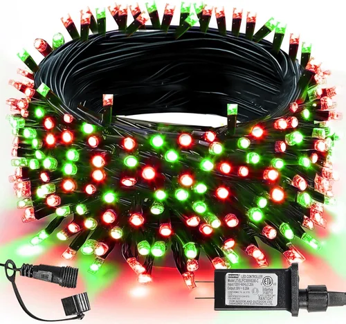 Miniatura 11 de TW SHINE - Luces de Navidad que cambian de color, 200 luces LED RGB de 66 pies, luces de Halloween para exteriores con control remoto, impermeables