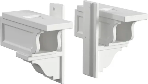 Miniatura 7 de Rockport doble, buzón de correos, Blanco