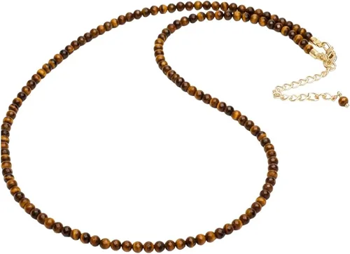 Miniatura 55 de Gempires - Collar de cuentas de piedras naturales hechas a mano, joyería de cristal hipoalergénica de 20 pulgadas, chapado en oro, joyería de moda