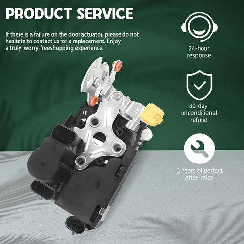 Miniatura 6 de OTUAYAUTO Actuador de cerradura de puerta delantero derecho lado del pasajero - Reemplazo para Chevy Silverado 1999-2007, Tahoe Suburban 2000-2006
