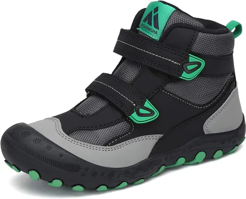 Miniatura 24 de Mishansha Botas de Senderismo para Niños Pequeños Niñas Niños Zapatos de Senderismo Resistentes al Agua Anti-Colisión Antideslizantes Atléticas