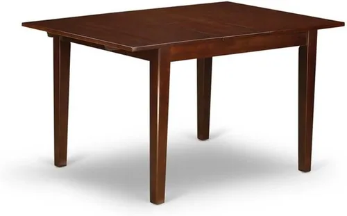 Miniatura 3 de East West Furniture MLIP3-MAH-C Juego de mesa de comedor de 3 piezas contiene una mesa de comedor rectangular con hojas de mariposa y 2 sillas