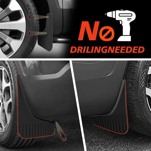 Miniatura 4 de Muslogy Protectores de barro compatibles con Kia Telluride 2020-2025 2026, accesorios protectores de barro delanteros y traseros, 4 unidades sin