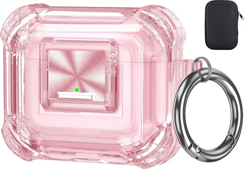 Miniatura 23 de Valkit Funda compatible con AirPods Pro, transparente con kit de limpieza, funda protectora de TPU suave para AirPods Pro Gen 2nd/1st 2023/2022/2019