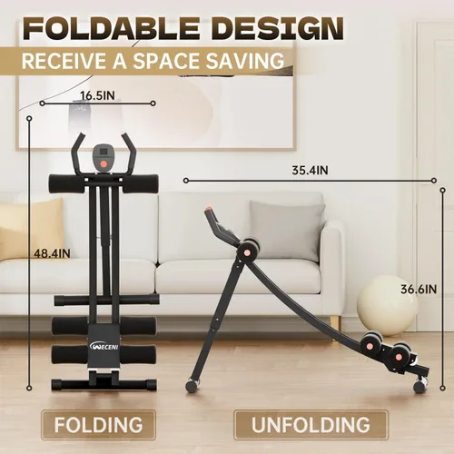 Miniatura 4 de Ab machine, AB trainer machine,workout equipment for Home Gym Strength Training, Ab workout equipment, AB machine for stomach workout, Foldable