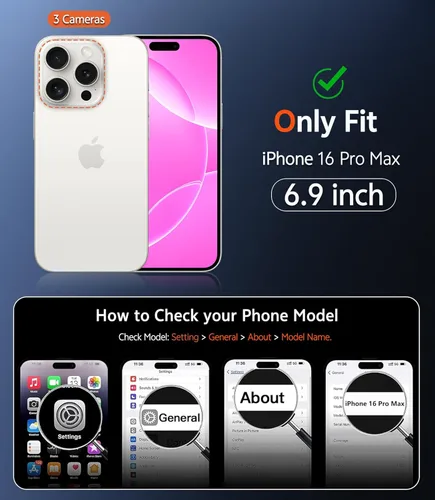 Miniatura 950 de FNTCASE Funda para iPhone 13 Pro-Max: Fundas magnéticas transparentes compatibles con Magsafe Slim anti amarillamiento protección contra caídas