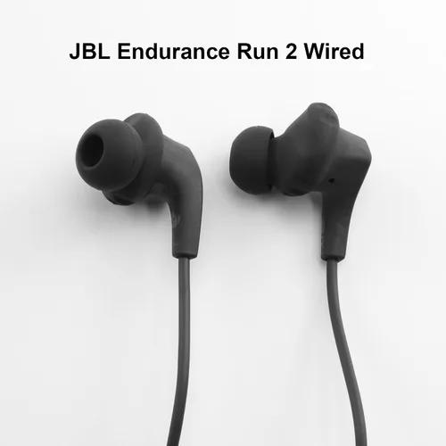 Miniatura 4 de Puntas de silicona de repuesto para JBL Endurance Peak 3 / Peak II/Peak/Run 2 Wired/Race TWS, 6 pares (S/M/L, negro)