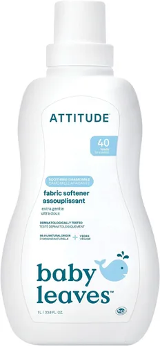 Miniatura 14 de ATTITUDE Suavizante para telas de bebé, ingredientes a base de plantas y minerales, compatible con lavadoras de alta eficiencia (HE), productos