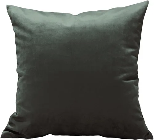 Miniatura 11 de TangDepot - Funda de almohada lisa de terciopelo, funda de cojín supersuave de lujo, muchas opciones de colores y tamaños