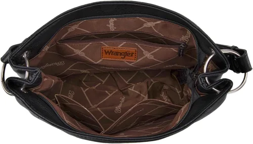Miniatura 47 de Wrangler Hobo - Bolsas para mujer de cuero vegano con asa superior, bolsos de hombro y bolsos