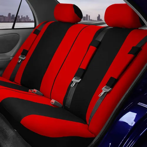 Miniatura 3 de FH Group Fundas para asiento de auto de tela ligera y fresca, juego de tres filas para 7 asientos - Compatible con bolsa de aire y asiento dividido