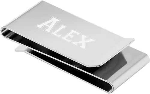 Miniatura 3 de Visol Clip de dinero personalizado de doble cara con grabado láser gratis..