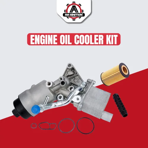 Miniatura 6 de Kit de carcasa del filtro del enfriador de aceite del motor con juntas, tapa y sellos. Reemplaza 55566784, 88179-91400 - Compatible con vehículos