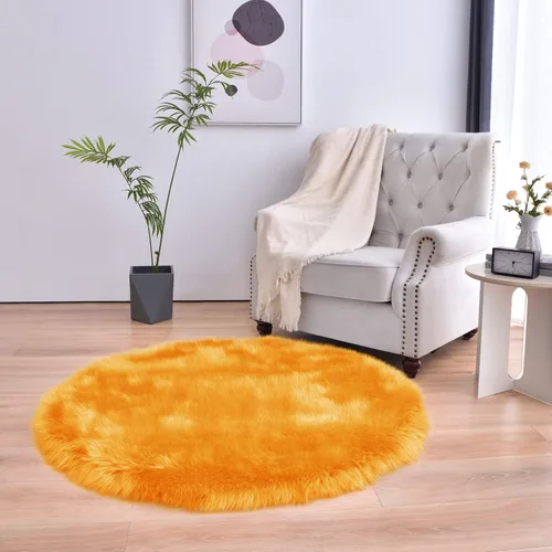 Miniatura 21 de duduta - Alfombra de pelo de oveja sintética verde esmeralda de 2 x 3 pies, alfombra esponjosa lavable para cabecera de cama pequeña, dormitorio