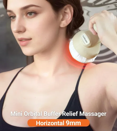 Miniatura 5 de Prime - Mini masajeador de terapia orbital de mano, masajeador de tejido profundo giratorio y vibratorio, herramienta de masaje ajustable