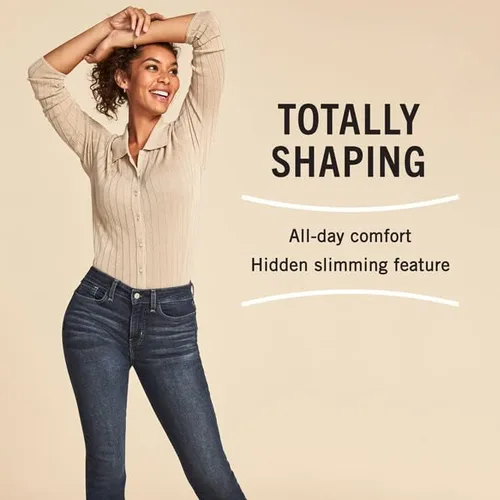 Miniatura 6 de Signature de Levi Strauss Co Gold Label - Jeans ajustados para mujer con diseño totalmente modelador tallas estándar y grandes