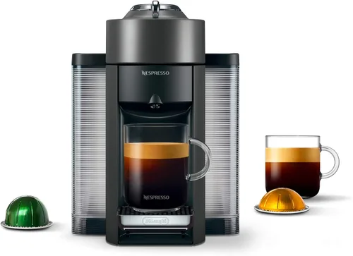 Miniatura 3 de Nespresso ENV135GY - Cafetera de café y espresso de De'Longhi, metal grafito Nespresso Vertuoline Café, surtido, 30 cápsulas
