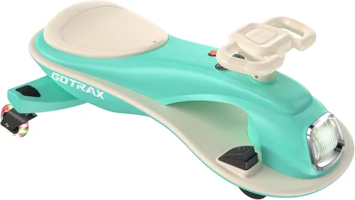 Miniatura 10 de Gotrax WG1 Auto eléctrico oscilante para niños, batería de 12V de gran duración hasta 120 minutos de tiempo de juego, altavoz de música y ruedas