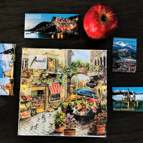 Miniatura 7 de Servilletas de café de 13 x 13 pulgadas, servilletas de panadería, servilletas de otoño, servilletas de papel de decoupage, servilletas de papel