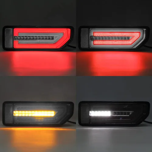 Miniatura 8 de Dreamseek Ensamble de Luz Trasera LED Compatible Suzuki Jimny 2019 2020 2021 2022 2023 2024 2025 Lámpara Trasera de Freno con Señal de Giro Lente