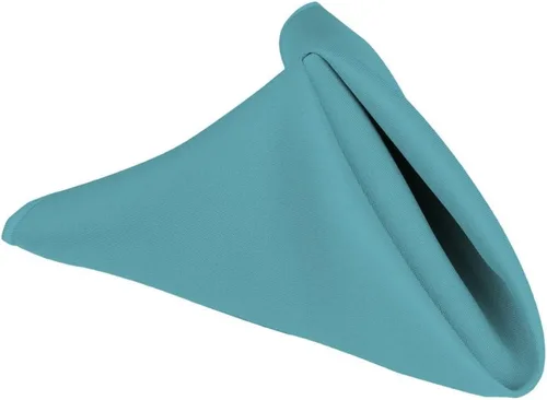 Miniatura 33 de LTC LINENS Juego de servilletas de tela azul bebé de 12 a 20 x 20 pulgadas, tela de poliéster lavable para hotel, restaurante, boda y fiesta