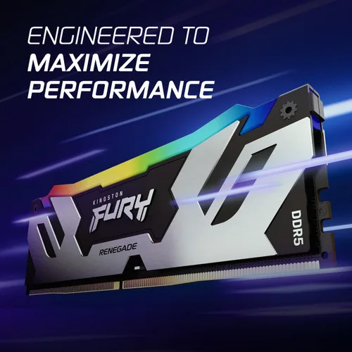Miniatura 4 de Kingston FURY Renegade RGB 32 GB (2 x 16 GB) 6400 MT/s DDR5 CL32 DIMM Kit de memoria de escritorio (2 piezas) Intel XMP 3.0 Estabilidad