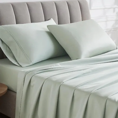 Miniatura 18 de Linen Closet Juego de sábanas de 1000 hilos de algodón egipcio de 4 piezas, 100% satén de algodón, ropa de cama de lujo con bolsillo profundo de 18
