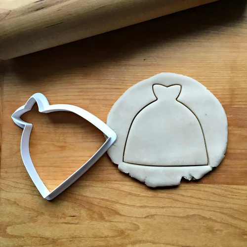 Miniatura 2 de Sweet Prints Inc Poofy Wedding Dress Cookie Cutter - Dishwasher Safe (2")