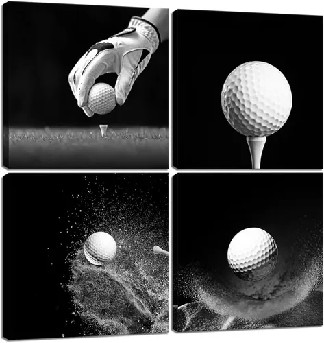 Miniatura 20 de Pankila Imágenes artísticas para pared de campo de golf, póster en lienzo impreso de golf de Estados Unidos, decoración de pared para sala de estar