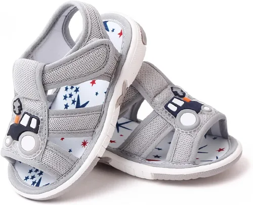 Miniatura 4 de OAISNIT Sandalias de verano para bebé niño y niña, zapatos chirriantes, ligeros, antideslizantes, para niños pequeños