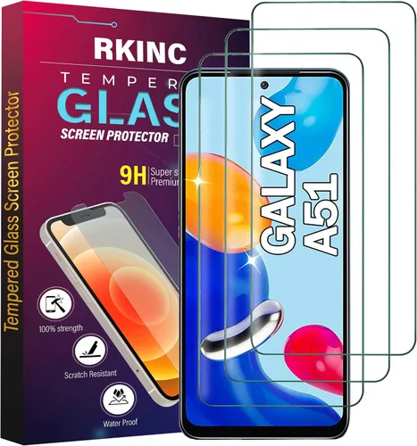 Miniatura 47 de RKINC Protector de pantalla [paquete de 4] para Samsung Galaxy A12 / Galaxy A02S / A12 Nacho, protector de pantalla de vidrio templado, 0.013 in