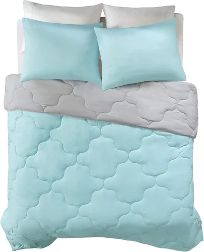 Miniatura 9 de Comfort Spaces Vixie Juego de Edredón Reversible - Cubierta Acolchada Geométrica Casual de Moda, Ropa de Cama Acogedora Alternativa de Plumón