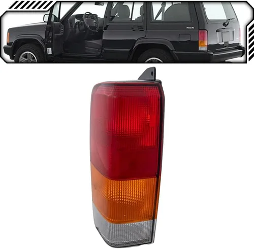 EPIC LIGHTING Luz trasera halógena estilo OE sin montaje de placa de circuito de repuesto para Jeep 97-01 Cherokee [CH2801128 4897398AA] Lado Lado