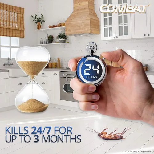 Miniatura 3 de Combat Source Kill Max - Gel matador de cucarachas, 2.16 onzas (paquete de 4), Combat-fj3g