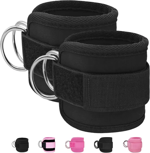 Correas de Tobillo de Fitness para Máquina de Cable, Kickbacks Ejercicios de Glúteos, Ejercicios de Parte Inferior del Cuerpo, Correas Ajustables