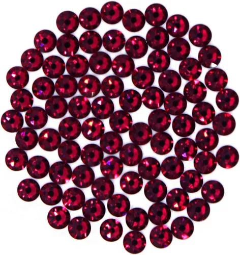 Miniatura 2 de Preciosa Viva Rhinestones - Sin Hotfix Flatback - Rubí - SS20 (0.197 in) - Elige tu cantidad (144)