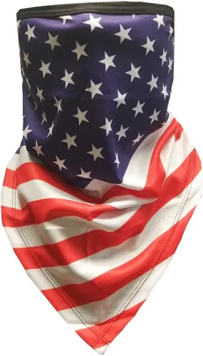 Miniatura 2 de CCFW Face Bandana Ear Loops Elegante Hombres Mujeres Polainas de Cuello para Polvo Viento Moto