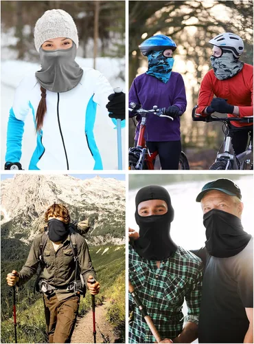 Miniatura 4 de 9 unidades de máscara de esquí para hombre, pasamontañas refrescante, protector UV, máscara de cara completa de verano, resistente al viento