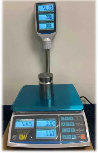 Miniatura 8 de Aquos Báscula digital de cocina clase III legal para precios de comercio, báscula de alimentos y venta al por menor con pantalla LCD retroiluminada