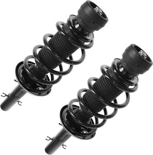Miniatura 223 de TRQ Conjunto de Amortiguador y Resorte Delantero Cargado con Resorte Helicoidal Pre-ensamblado Compatible con Jeep Cherokee Limited AWD 14-22 Sin