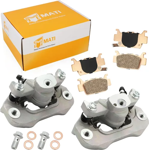 Miniatura 7 de M MATI Pinza de freno de disco trasera izquierda y derecha para Honda Pioneer 1000 Talon 1000 1000X 1000R SXS1000 2016-2023 con almohadilla