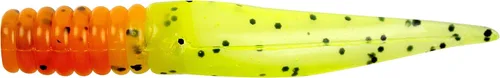Miniatura 63 de Bobby Garland Slab Slay'R Señuelo de pesca de plástico suave para crappie, equipo de pesca y accesorios, 2 pulgadas, Chartreuse Silver Chartreuse