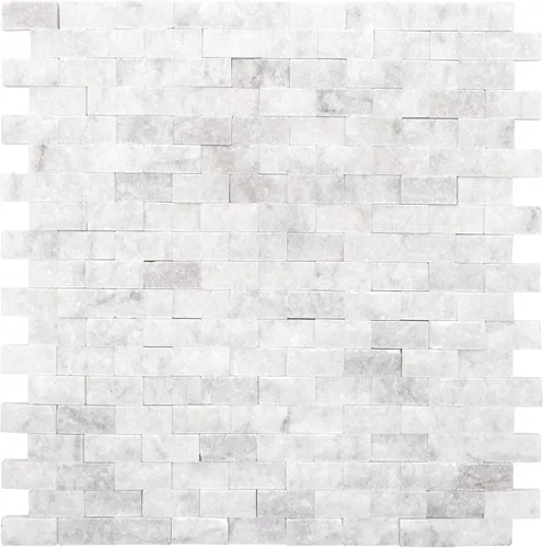 Miniatura 2 de SUNWINGS Azulejos de mármol autoadhesivos de piedra natural 3D de 5 hojas, 10.63 x 11.22 pulgadas, para pegar en el protector contra salpicaduras