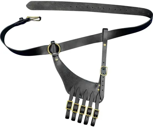 Miniatura 26 de BLESSUME Cinturón medieval de caballero con espada rana funda de estoque, soporte de vaina de estoque, 1 unidad